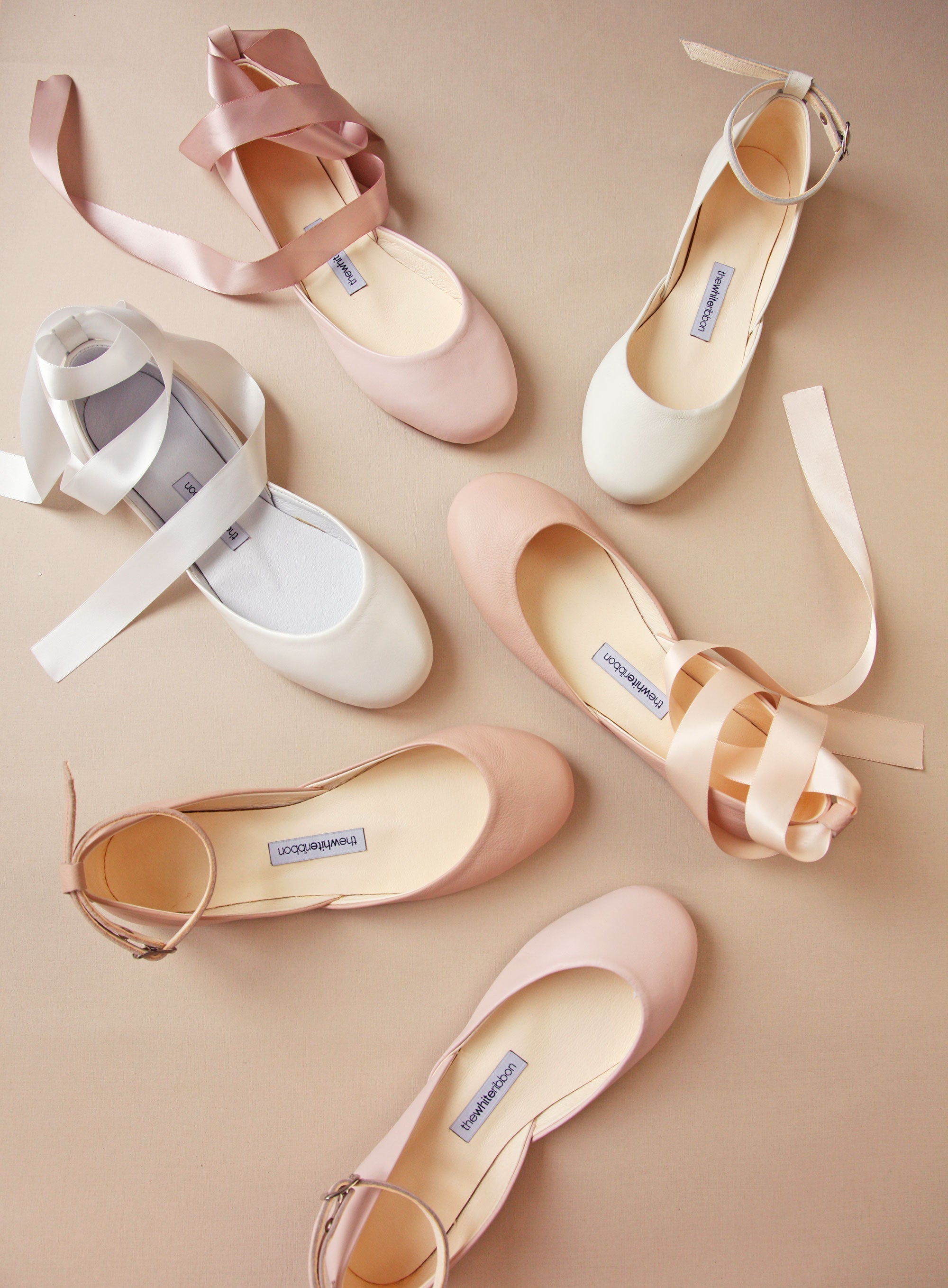 Special edition LUNA BALLET FLATS – PEARL IVORY