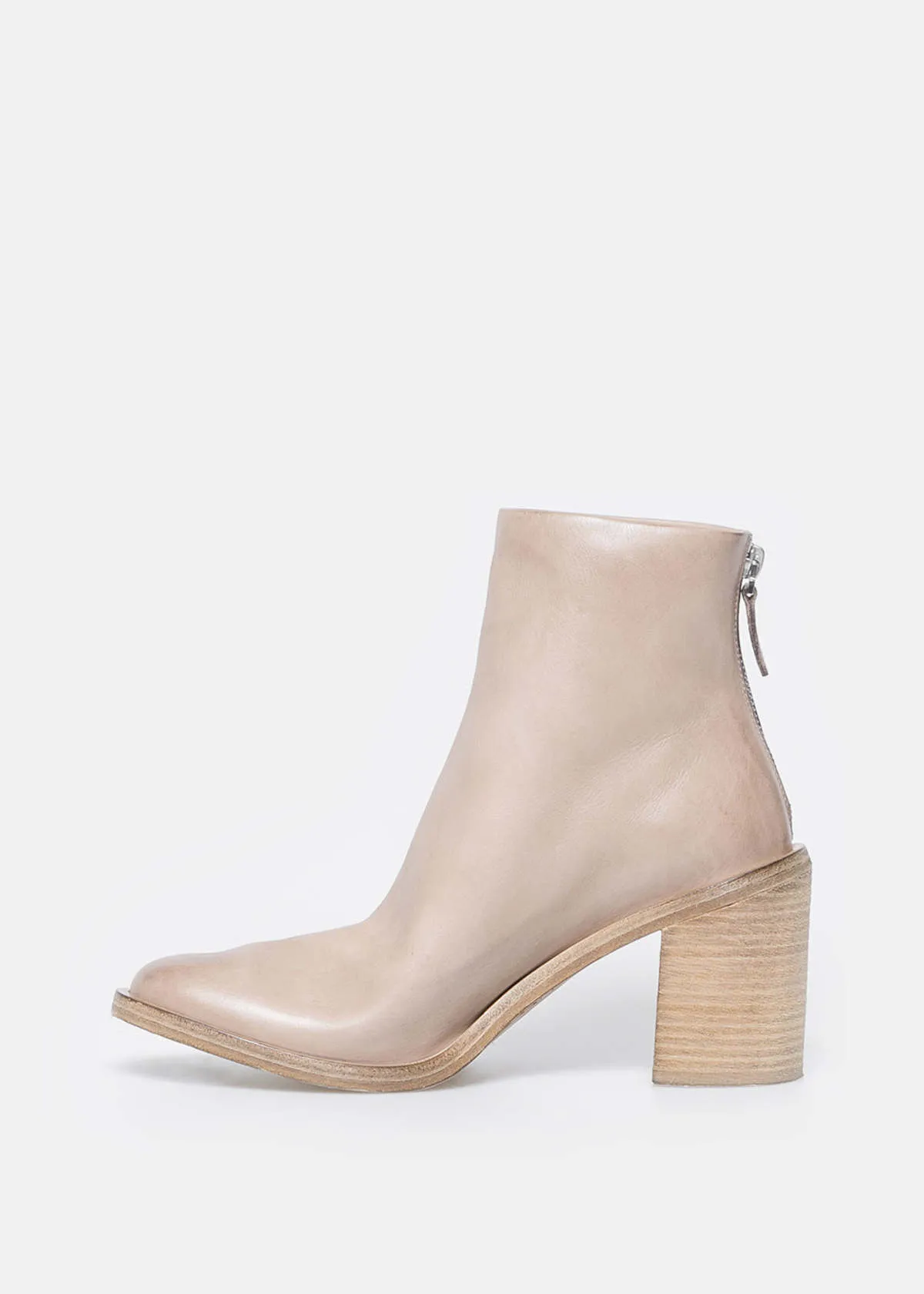 Tapiro Zip Boots - Beige