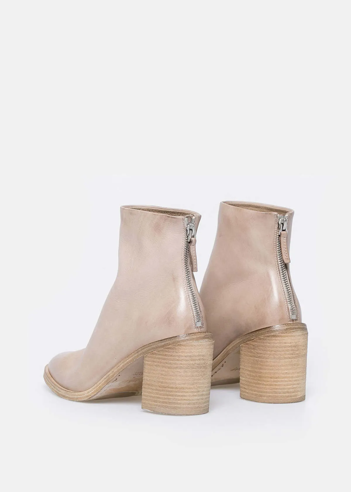 Tapiro Zip Boots - Beige