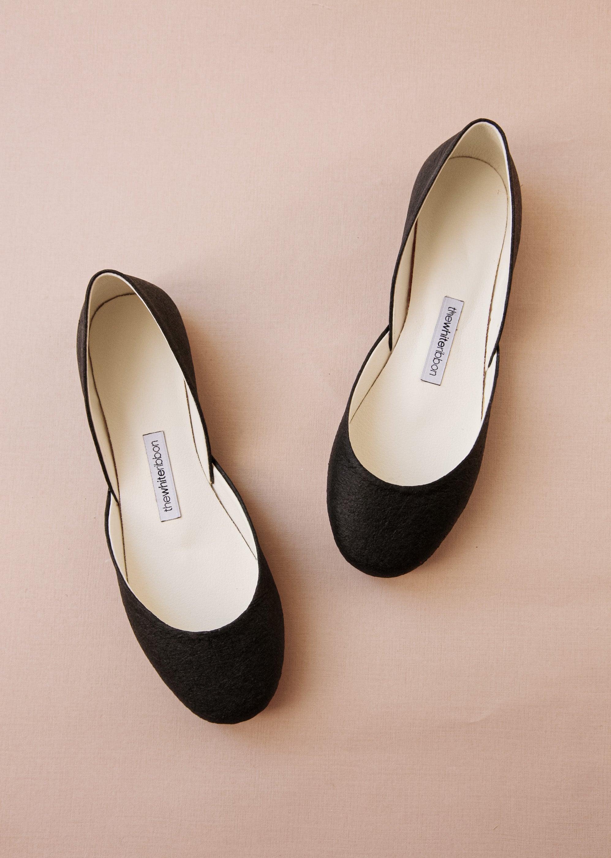 THEA VEGAN BALLET FLATS - BLACK