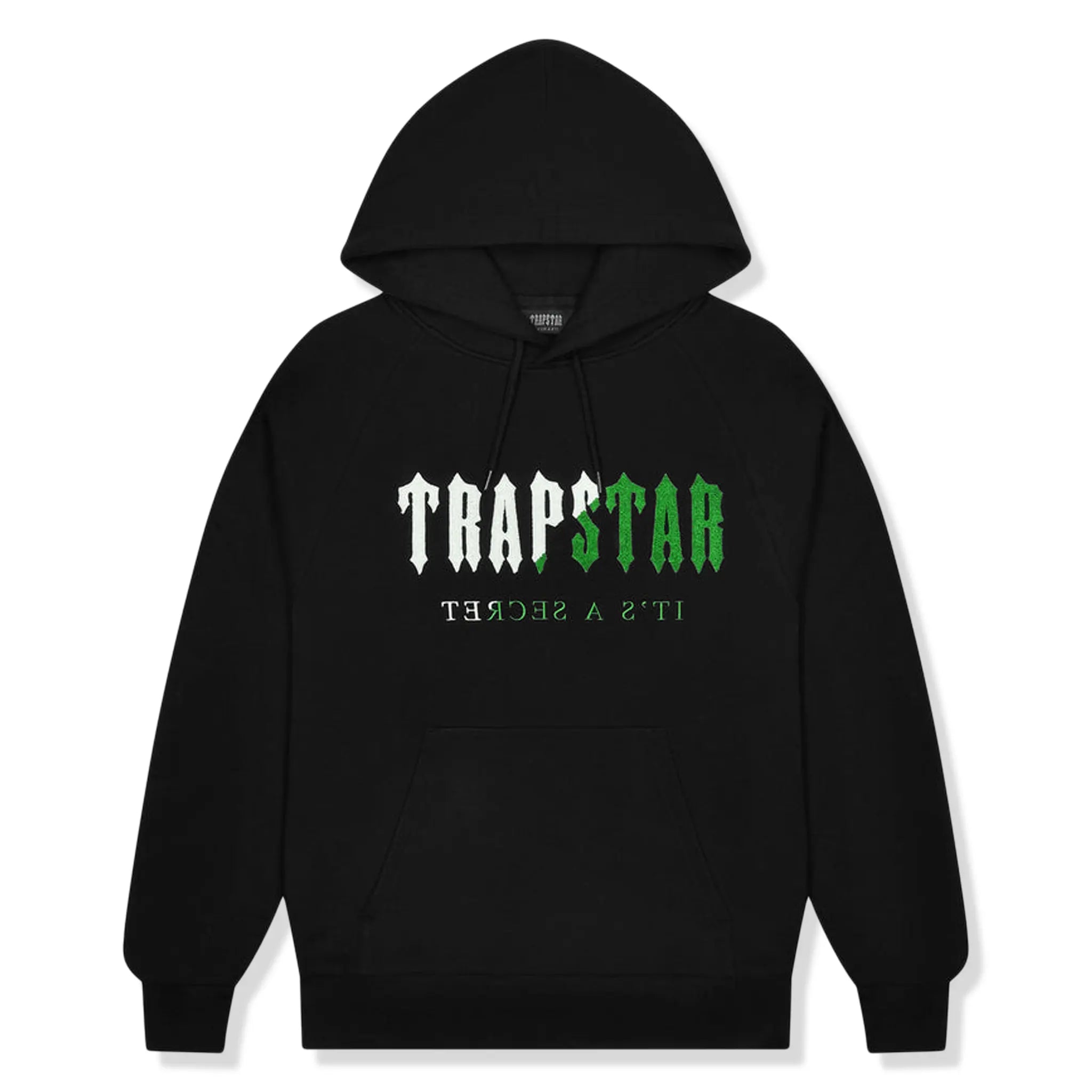 Trapstar Chenille Decoded Black Green Tracksuit