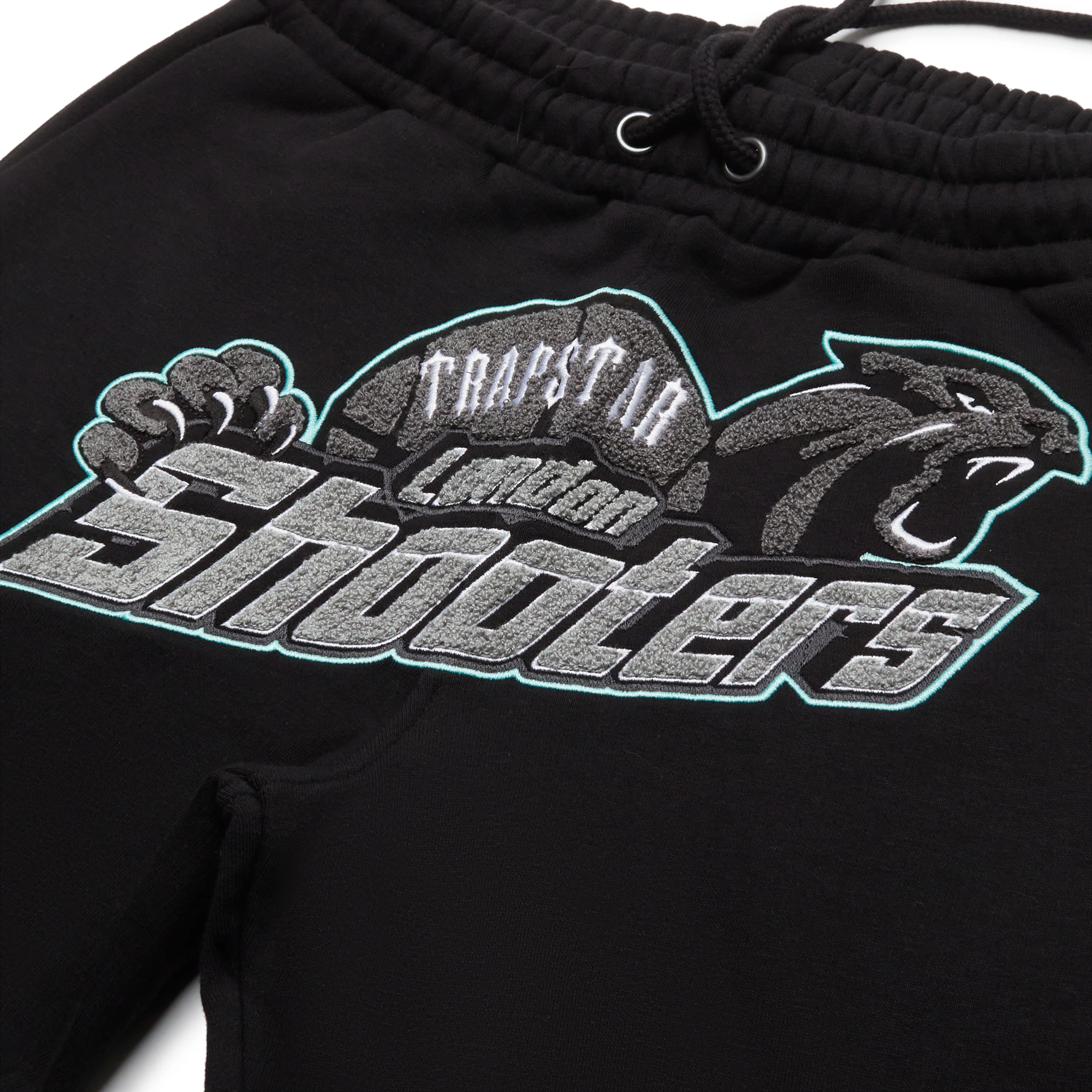 Trapstar Shooters Black Teal Tracksuit