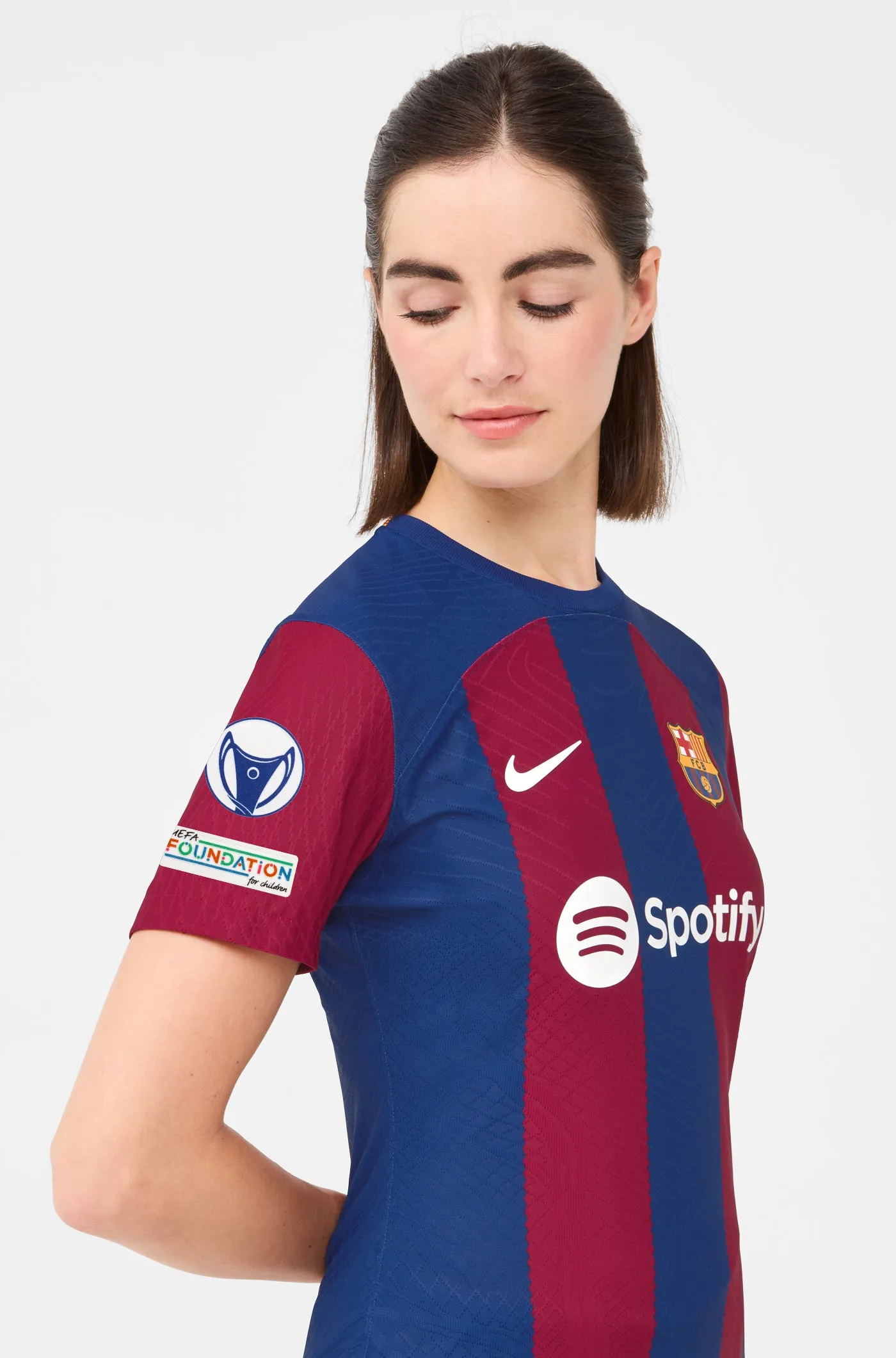 UWCL FC Barcelona Home Shirt 23/24 Player's Edition - Women - GRAHAM