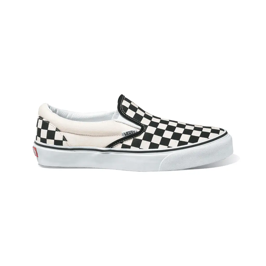 Vans Classic Slip-On Black and White Checker/White