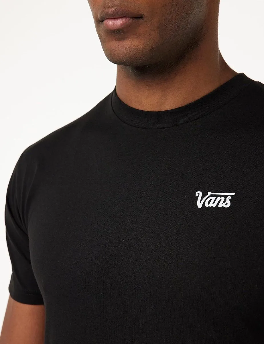 Vans Crew Neck Mini Script Logo T-Shirt Black