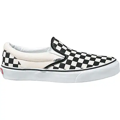 Vans UY Classic Slip-On (Checkerboard) Black/White - Kids