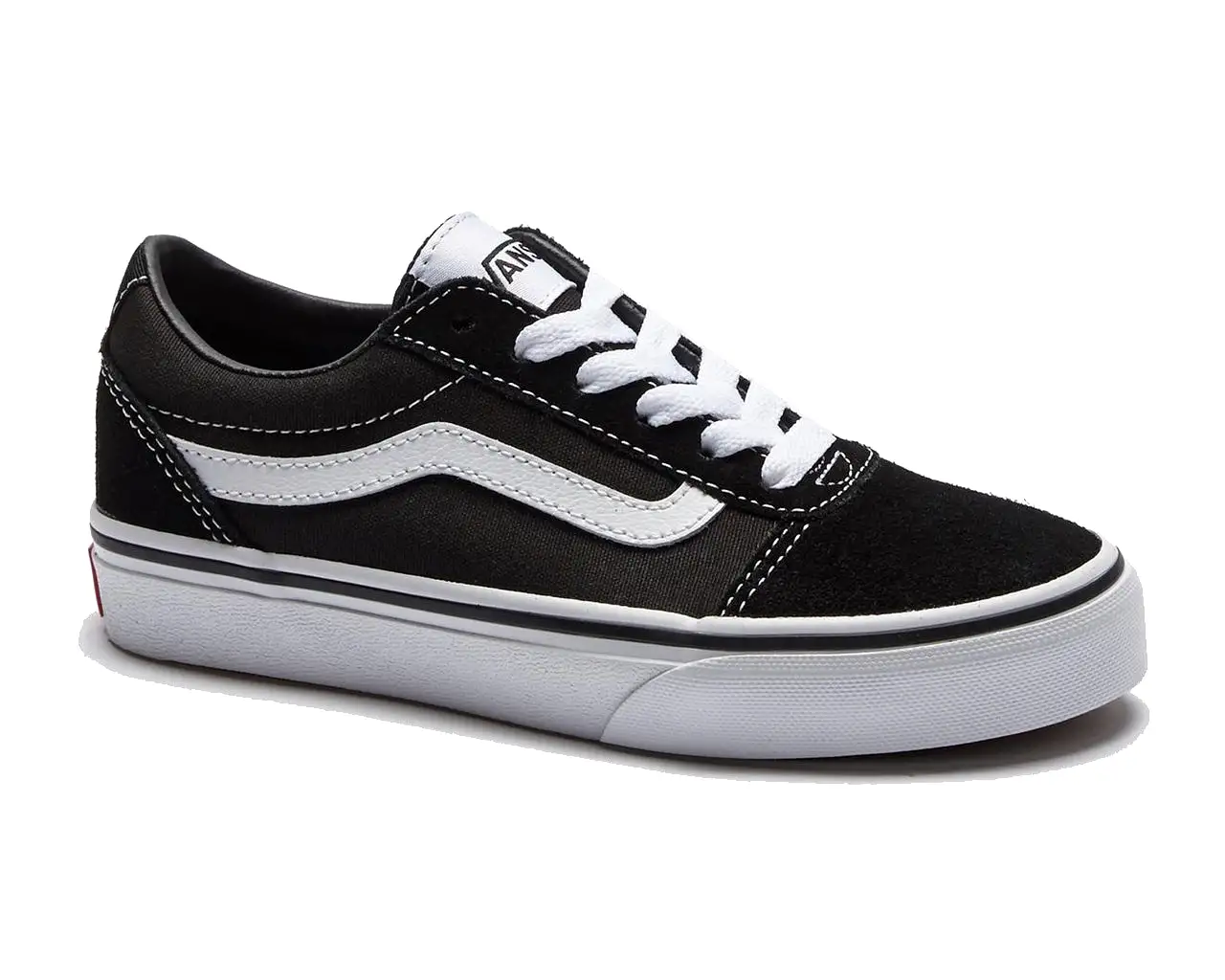 Vans Ward Suede Canvas Lace Up Trainers Black