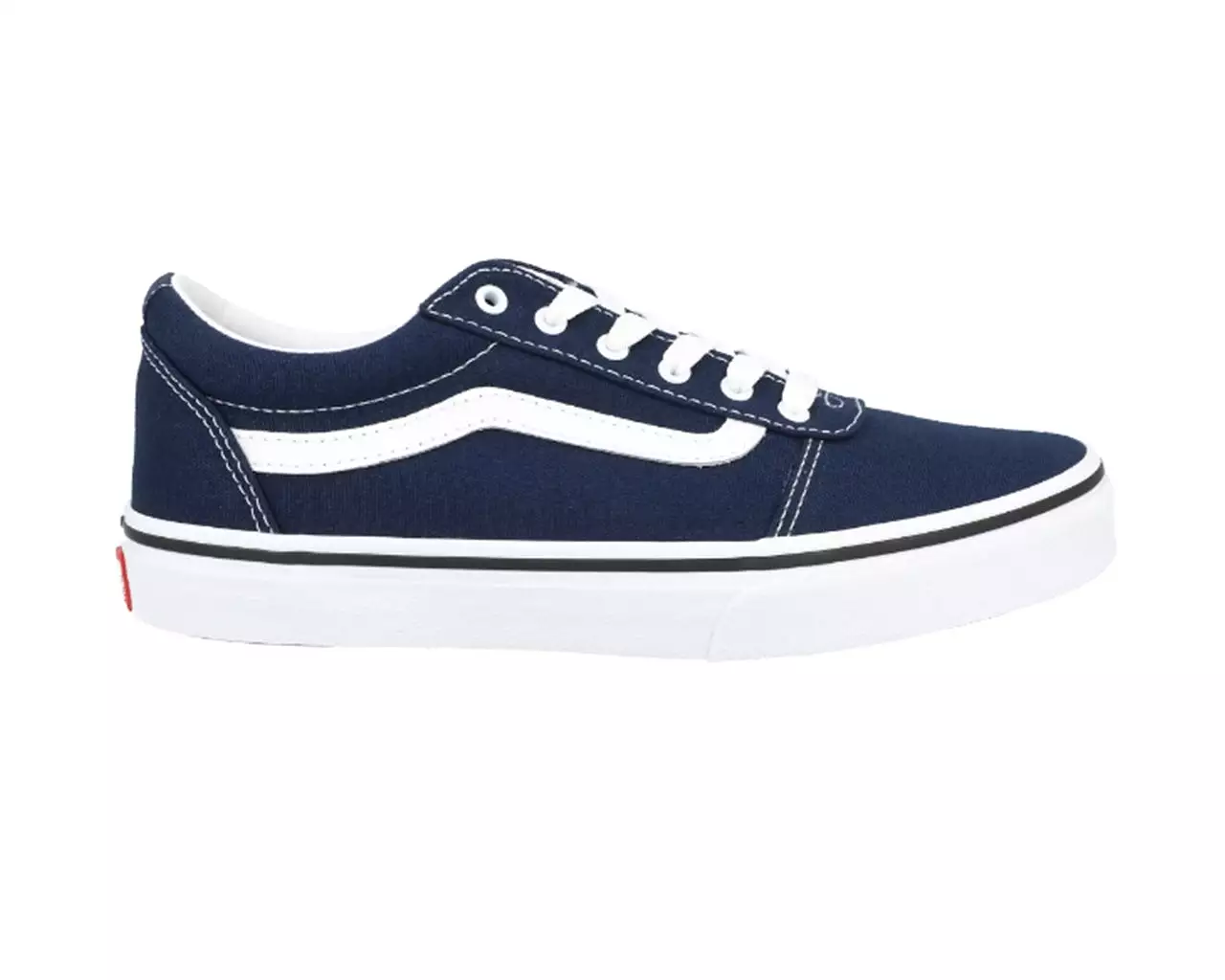 Vans Ward VN0A38J9JY31 Canvas Lace Up Trainers Blue