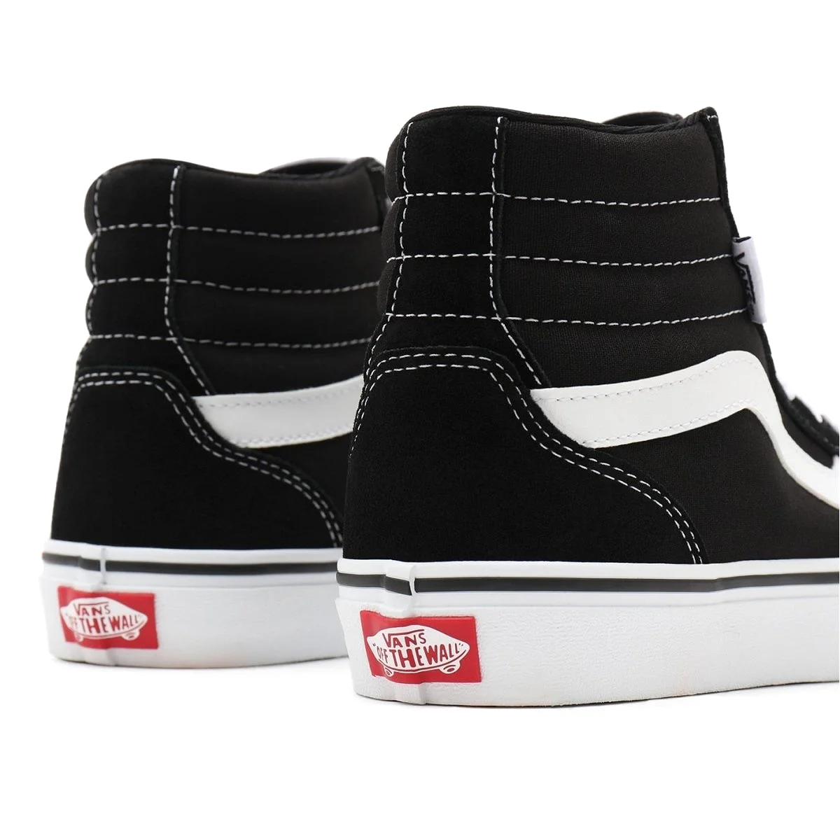 VANS WOMEN'S FILMORE HIGH BLACK/WHITE SHOES