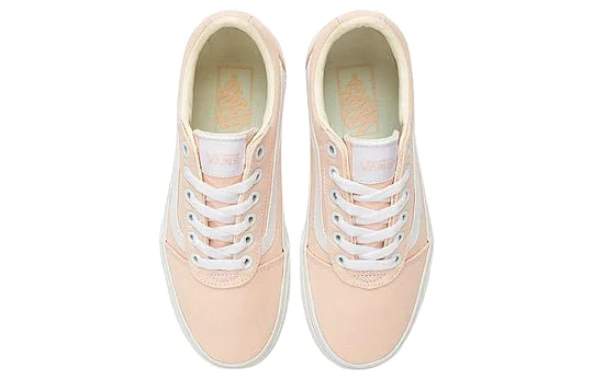 VANS WOMEN'S WARD PLATFORM PEACH/WHITE