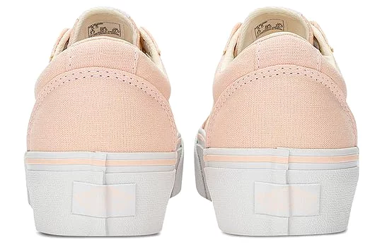 VANS WOMEN'S WARD PLATFORM PEACH/WHITE