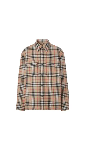 Vintage Check Shirt - Archie Beige