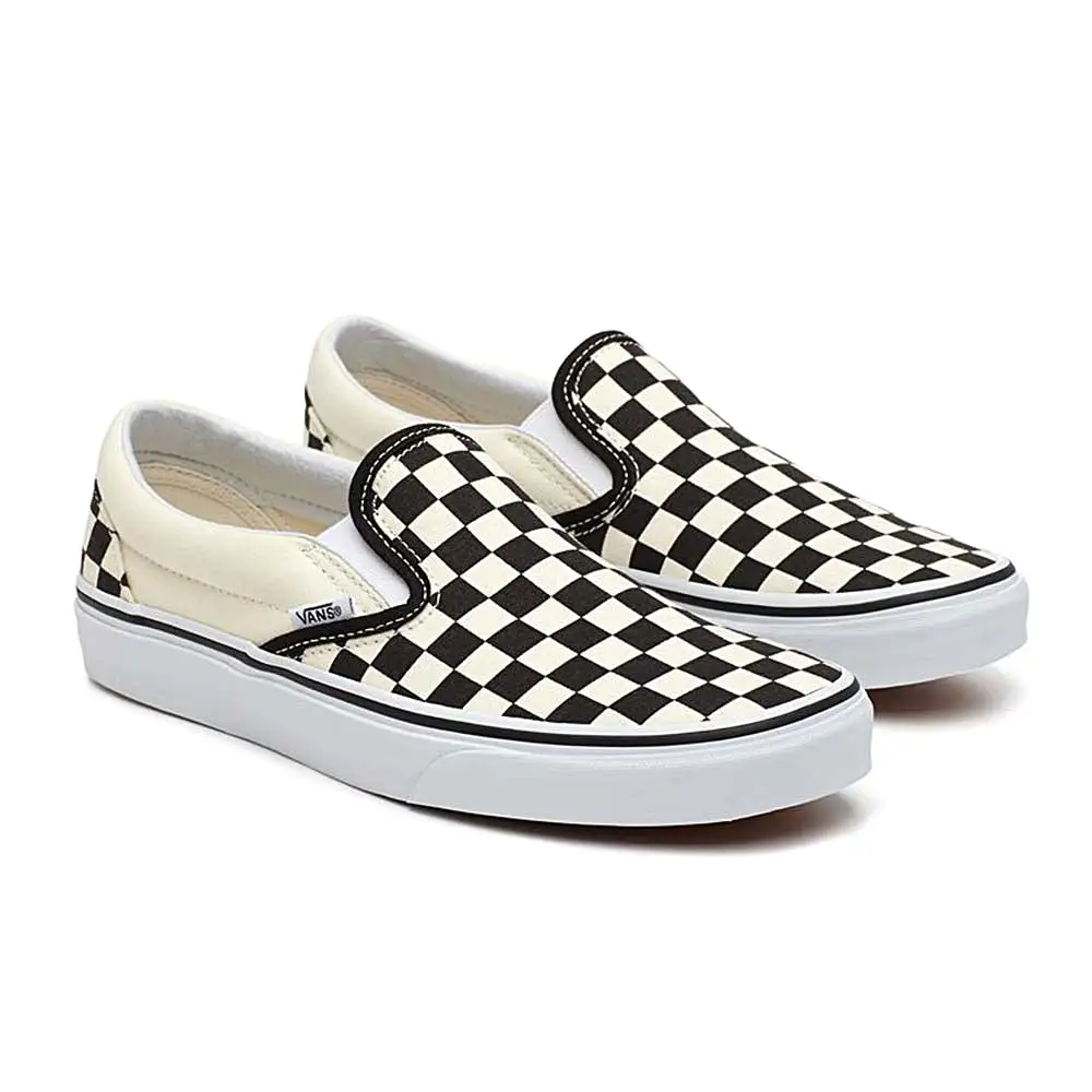 Zapatillas Vans Classic Slip On Black - White